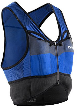 Lurbel „Kylie“ ultraleichte Trinkweste, Trinkrucksack, Trailweste, Trailrucksack, Laufrucksack, für Trailrunning und Laufen - antibakteriell, atmungsaktiv (Blau, M (Siehe Größentabelle))