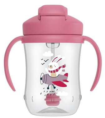 Mitt första Dr.. Browns 270 ml sugrörsglas (blandade färger)