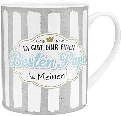 H:) PPY life XL-Tasse Motiv Papa | Große Kaffeetasse aus Porzellan, Jumbo-Becher, 60 cl, mit lustigem Spruch | Geschenk Papa, Vatertagsgeschenk | 45761