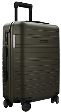 HORIZN STUDIOS H5 Essential Handgepäck-Koffer (Hartschale) 55cm | Kabinen-Koffer für 3-5 Tage mit TSA Schloss | (Oliv)