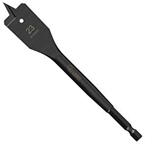 1 x SabreCut SCRIW23_1 23mm x 152mm Impact Rated Flat Wood Spade Bit for Softwood Hardwood Chipboard