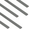 Sekey PVC Zaunschiene Abdeckprofil 5pcs x 1m, Schutzzubehör für PVC Sichtschutzmatte, 1 m/Wurzel, 5er Set, Grau