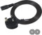 KC cable TV power cable 3M, 2 Pin Mains Power Lead Fig Figure 8 UK Power Cable, IEC320C7 to BS 1363 C7 Figure 8 Power Lead compatible with Samsung LG Philips Toshiba TV/Printer/PS4/PS3/PS5…