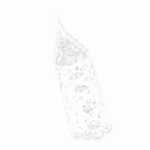 TOPINCN Lacey Ivoire Mitaines Gants Accessoire de Mariage, Vintage Syle Dentelle Blanche Mariée Mariée Sexy Mitaines Gants (Blanc)