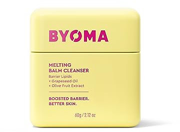 BYOMA Melting Balm Facial Cleanser (60g) Buttery Soft Cleansing Balm, with Barrier Lipids - For a Nourished, Hydrated Skin Without Oily Residue, Vegan