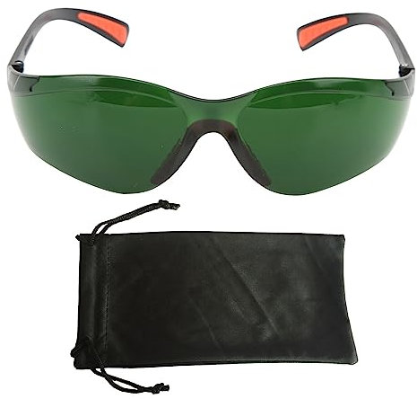 Occhiali di Sicurezza con Lenti Trasparenti Occhiali da Saldatore per la Protezione degli Occhi Durante la Saldatura (verde chiaro)