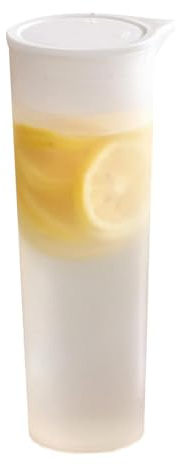 Cold Brew Bottle, Jug with Lid, Drinks Jug with Large Capacity for Household, Shatterproof Water Container for Fridge Door for Water and Juice