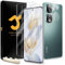 JZG 4 protectores de pantalla para Honor 90, 2 películas flexibles EPU, 2 piezas de cristal templado para cámara Honor 90, autocuración, compatible con ID de huellas dactilares, HD claro