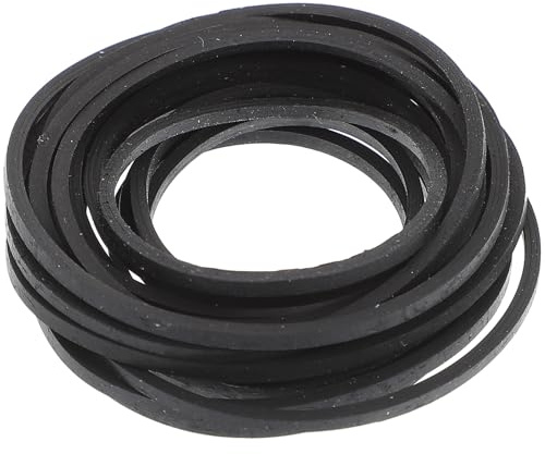 BUGUUYO 20 Courroies en Caoutchouc Carrées 15 MM pour Magnétophone à Cassettes Lecteur DVD et Enregistreur Courroies D’Entretien Flexibles 110-145 MM Lot Mixte pour Réparation et