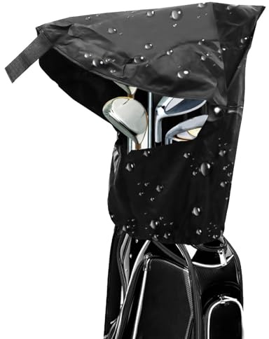 Copertura per pioggia per Golf | Protezione per cappuccio per bastoni - Antipolvere Golf per uso in campo, viaggi, torneo, allenamento, pratica, partite ed esterni