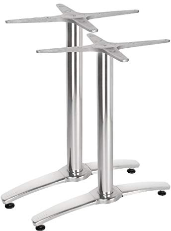 Pack of 2 Pair of Bolero Aluminium Table Base Legs