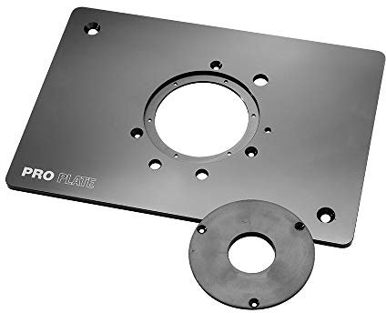 Plaque de défonceuse Pro en aluminium pour routeurs non-Triton