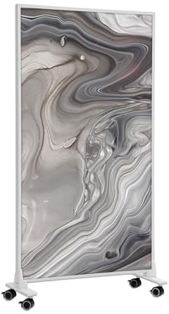 Könighaus Chauffage d’appoint infrarouge avec photo sur pied - 1200 W - économe en énergie = chauffe en 2 min - pieds & thermostat - chauffage mobile sur pied - Avec beau motif : Acrylique