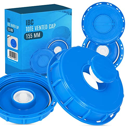 IBC Couvercle de réservoir avec aération 155 mm Joint pour réservoir d'eau Réservoir de liquide Protection Moue Robinetterie Accessoires Valve de tonneau Capuchon anti-poussière sans fonction de