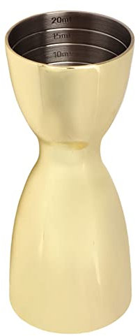 QANYEGN Edelstahl Cocktail Messbecher, Doppelma Messbecher Cocktail, Spirit Measure Cup fr Bar Party Wein Cocktail Drink Shaker