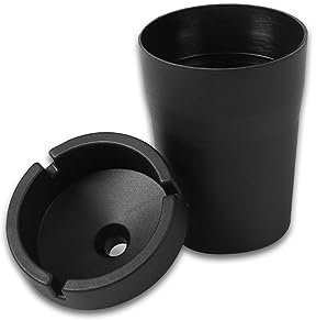 JNNJ Universal Car Ashtray, Plastic Automotive Ashtrays, Car Cigarette Ashtray Butt Bucket Portable Ashtray, Car Ash Portable, Indoor Smokeless Ashtrays for Office Van Truck Outdoors Camping