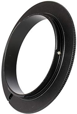 49/52/55/58/62/67/72/77mm Macro Reverse Lens Adapter Ring for Canon EF Mount Camera Body (55mm)