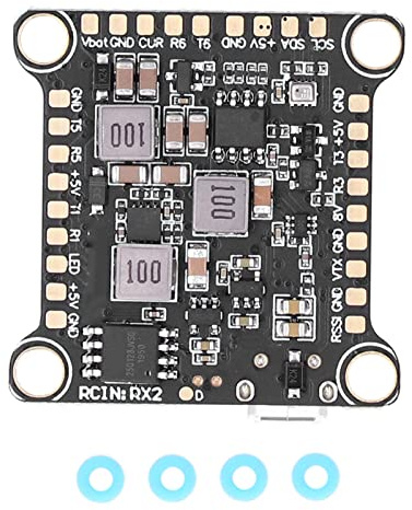 Placa controladora de vuelo para cuadricópteros RC con procesador STM32F722RET6, giroscopio dual OSD BEC 5V 8V para drones de carreras FPV y cuadricópteros RC, componente