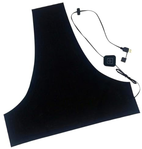 DIYEAH Almohadilla Térmica Eléctrica para Chaleco 3 Niveles Ajustables de Temperatura, Fibra de Aleación, Función de Esterilización y Conservación del Calor para Uso Varios estilos