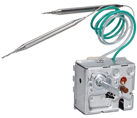 Thermostat Temperaturbegrenzer Temperaturfühler Heißwasserthermostat 30-80° EGO 5560011030 2 Fühlern und Begrenzer