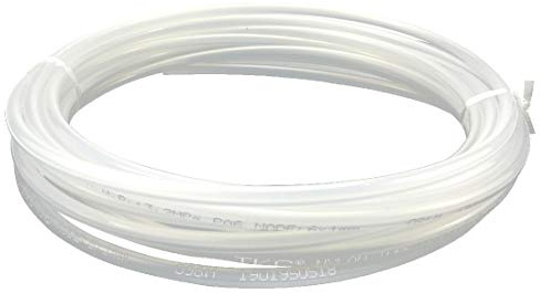 Beduan 6 mm OD Pneumatic Air Line Tubing Nylon Air Hose for Fluid Transfer or Air Brake System 32.8ft (Clear)