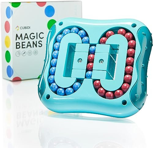 CUBIDI® Original Magic Bean - Blaugrün, doppelt | Spannendes Knobelspiel für Kinder und Erwachsene Jungen und Mädchen ab 6 Jahren