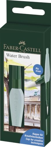 FABER-CASTELL 185106 - Vattenbehållarpensel bred, Art & Graphic, 6 ml kapacitet, akvarellpensel