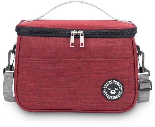 BALIGO Bolsa Termica Porta Alimentos 6.4L, Bolsa Comida Trabajo, Bolsa Porta Alimentos, Bolsa Isotermica Porta Alimentos, Bolsa Termica Comida Trabajo, Lunch Bag Oficina Viaje Picnic