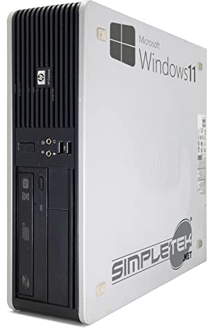 HP Desktop Computer DC7900 SFF 2.80GHz Windows 11 | 8GB RAM SSD 240GB | Interfaccia Seriale RS232, VGA, DisplayPort, DVD-ROM PC Fisso (Ricondizionato)