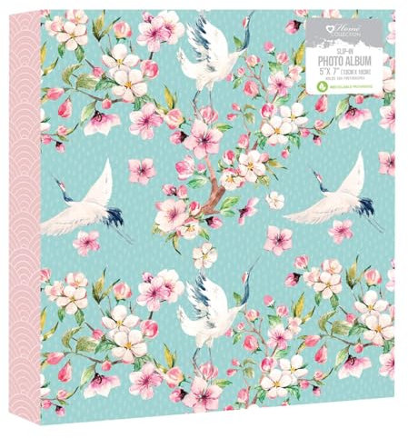 Home Collection Japonica Design Slip In Memo Photo Album 104 Photos 5 x 7 Holiday Family 28 x 25cm