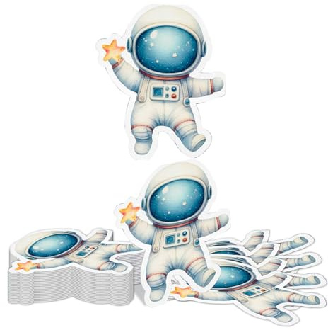 Kotkiddy 40 Piezas Servilletas de Astronauta, Servilletas Desechables Gruesas y Absorbentes de Papel