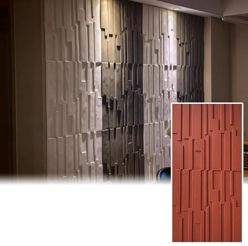3D-räfflade strukturerade väggpaneler – dekorativ lamellväggbeklädnad för hemkonst, TV-bakgrund, vardagsrum, Wainscoting, elegant väggtäckning, modern inredning