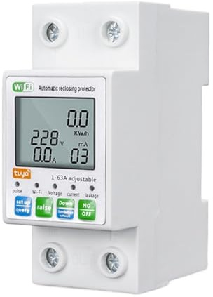 Protezione Di Richiusura Automatica Intelligente Contatore Energia Elettrica Misuratore Potenza Interruttore Automatico Da Perdite Controllo APP Facile Da Usare E Sicuro