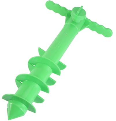 SOIMISS Base para Sombrilla de Playa Portátil en Espiral, Soporte Resistente de Abs para Arena o Tierra Suelta, Anclaje Estable a Prueba de Viento, Accesorio Compacto y Estilo Aleatorio
