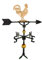 Montague Metal Products Wetterfahne mit goldenem Hahn, 81,3 cm