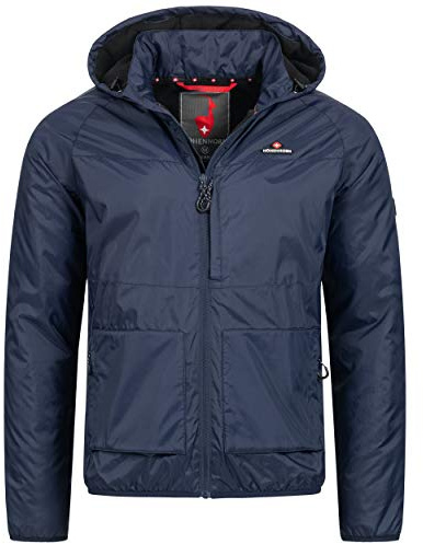 Höhenhorn Skibbo Herrjacka, windbreaker fritidsjacka, fodrad övergångsjacka, Mörkblå, L