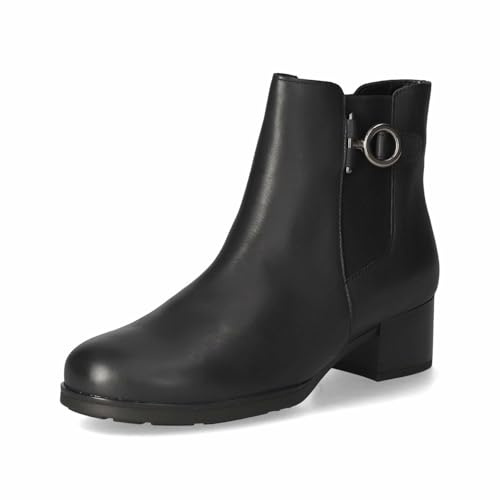 Gabor Mujer Botines, señora Botas Chelsea,Plantilla Desmontable,Medias Botas,Bota de Deslizamiento,Plano,Botas,Azul (Night) / 26,39 EU / 6 UK