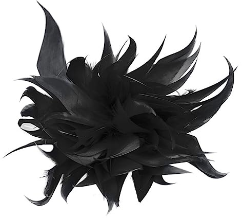 Broche de pluma, Asudaro Pluma Brosche Federkorsage Federkopfbedeckung Feder-Haarschmuck Pluma Pines de Solapa para Mujer y Hombre Para Disframanzüge, Brusttasche, Hut, Tasche, Dekoration, talla