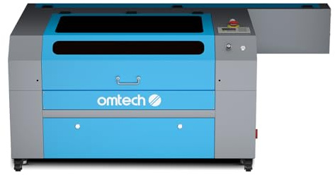 OMTech CO2 Laser gravyrmaskin, 100 W, laserskärmaskin, 700 x 500 mm, lasergravyrmaskin, autofokus laserskärning och graveringsmaskin, dubbla gravyrplattformar, lasergraverare
