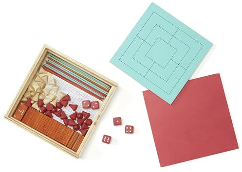 Kids Concept Brettspiele Erwachsene - Spielesammlung - Game - Brettspiel - Spielesammlung Klassiker - Familienspiele - Board Games - Games - Spielesammlung Kinder - Spiele für Erwachsene