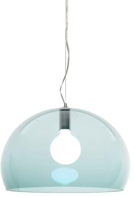 Kartell Fl/Y, Lampada a Sospensione, Petrolio, ø 52 cm