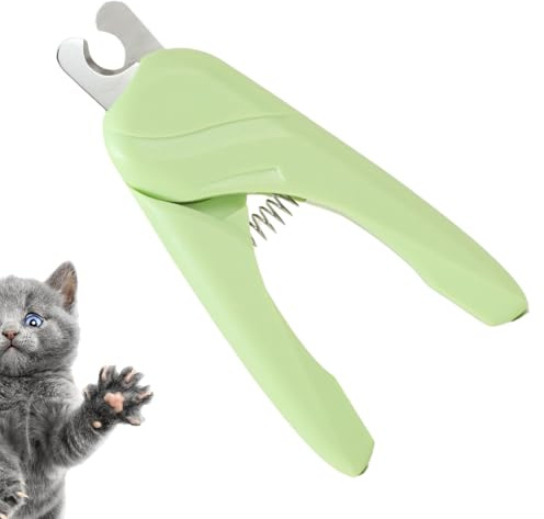 Dog Claw Cutter - Safe Nail Scissors for Dogs | Metal Claw Cutter with Non-Slip Handle, Professional Grooming Tool for Small and Medium Cats