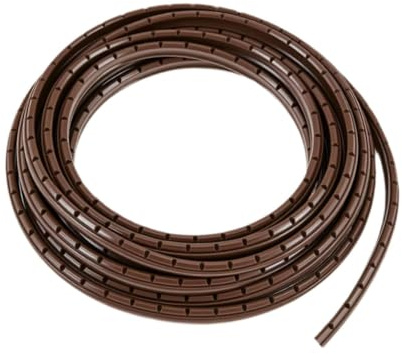 perfk Retenedor de Cristal Goma Adaptable PVC para Puertas Y Paneles de Vidrio Amortiguación Estable Protección contra Suciedad Adecuado para Restauración M, Marrón, Individual