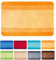 Spirella Badematte | kuscheliger Hochflor | Rutschfester Badvorleger | viele Größen | waschbar 40° | 65x55 cm | Orange
