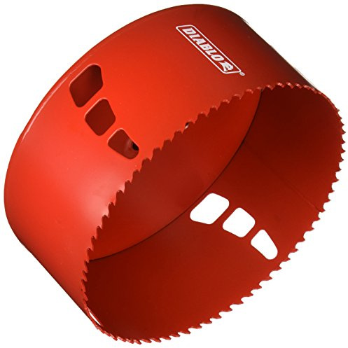 Diablo Bi-Metal Hole Saw with Variable Tooth Design for Faster Cuts - Fits with Snap-Lock Plus Mandrel System - 6 Diameter, 2-3/8 Length - DHS6000