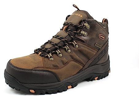 Skechers Relment Traven Herr Klassiska stövlar Walking | Vandring, vattentät, avslappnad passform, luftkylt minnesskum med snörning