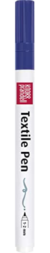 Knorr Prandell Pennarello sottile per tessuti, 1-2 mm, blu scuro