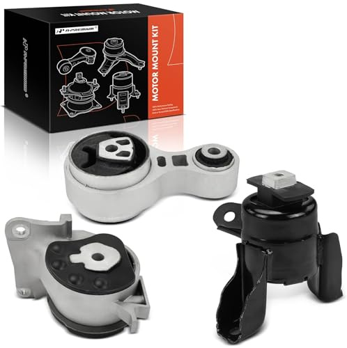 A-Premium 3PCS Engine Motor Mount Transmission Mount Torque Strut Mount Set Compatible with Ford 2010-2012 Fusion & Mercury 2010-2011 Milan, 2.5L, Automatic Transmission