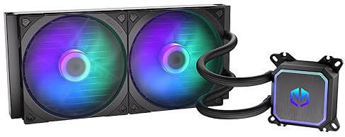 ENDORFY Navis F280 ARGB – Refrigerador Líquido AIO para CPU, radiador de 280mm, bomba PWM, 2x ventiladores Fluctus 140 PWM ARGB, Intel LGA 1700/1200/115x y AMD AM5/AM4