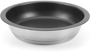 cookvision Edelstahl-Pfanne, antihaft-beschichtet, Chrom-Nickel-Edelstahl, platzsparend, Induktionspfanne für alle Herdarten, backofen-geeignet (Ø 20 cm x 4,4 cm)